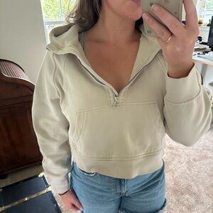 Lululemon cropped scuba hoodie